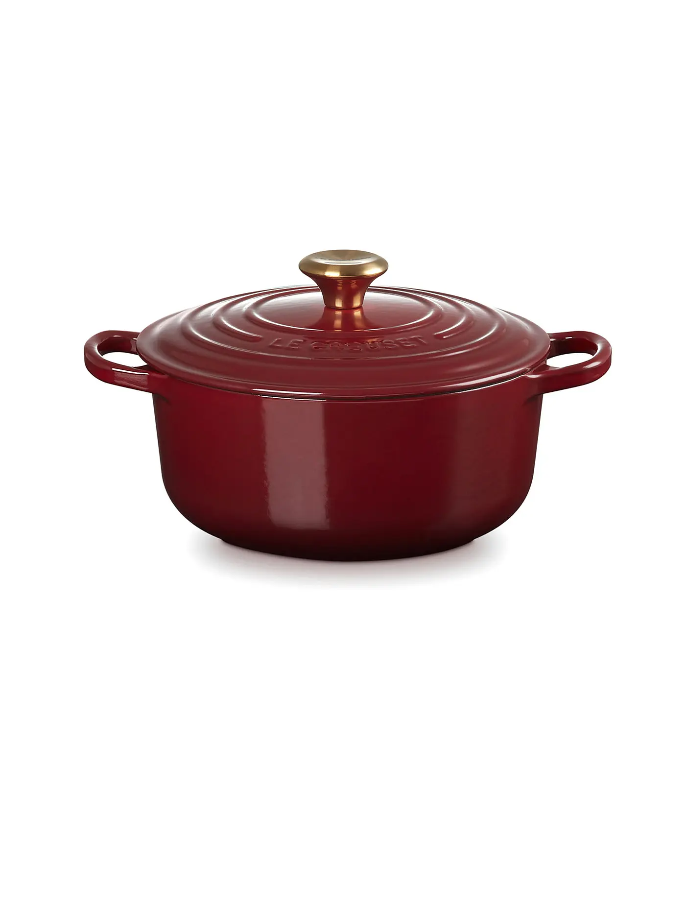 LE CREUSET | Bräter rund SIGNATURE 20cm/2,4l Garnet | 